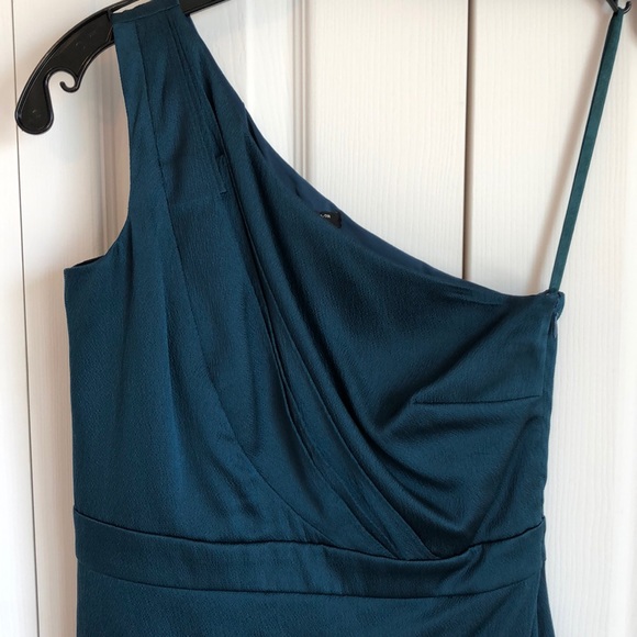 Ann Taylor teal dress. 0P - Picture 7 of 8